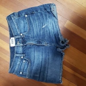 PINK blue jean shorts size 8